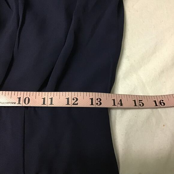 LULU'S SZ S Enduring Love Navy Blue Off-the-Shoulder Maxi Dress NEW B145 - Picture 11 of 12